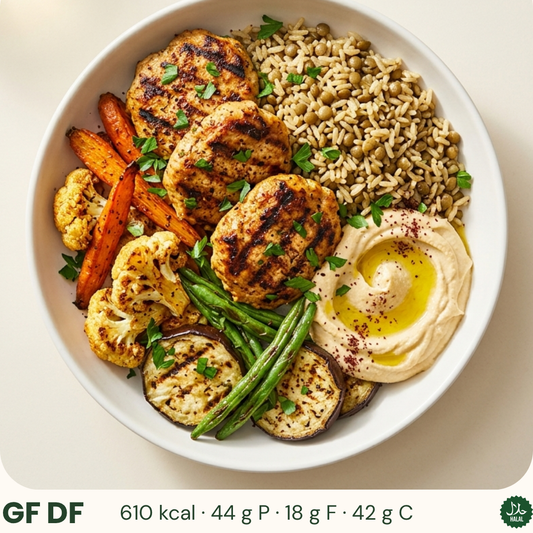 Middle Eastern Chicken Plate