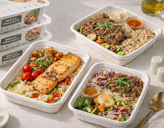 Build your own meal prep plan by selecting meals with flexible options and balanced ingredients